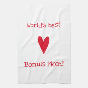 Mamma van de Bonus van de wereld het beste! Theedoek