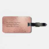 Mamma van de Hond van de wereld nam het Beste Bagagelabel (Achterkant horizontaal)