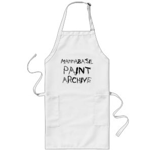 MammaBASIL's Paint Archive Apron! Lang Schort