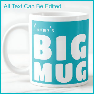 Mamma's Custom Big Mug Aqua C132 Grosse nouveauté