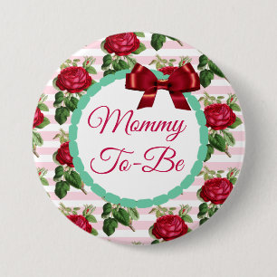 Mammie als Floral Chic Rozen Button