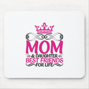 Mammie Art mama en Daughter Best Friends Muismat