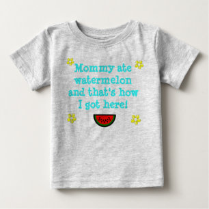 Mammie at Watermelon Baby Sleeper T-Shirt
