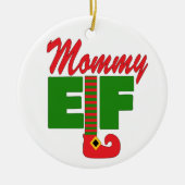 mammie Elf Keramisch Ornament (Voorkant)