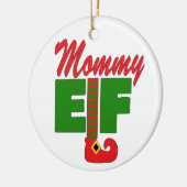 mammie Elf Keramisch Ornament (Links)