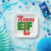 mammie Elf Papieren Bordje (Feest)