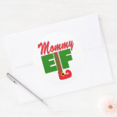 mammie Elf Ronde Sticker (Envelop)