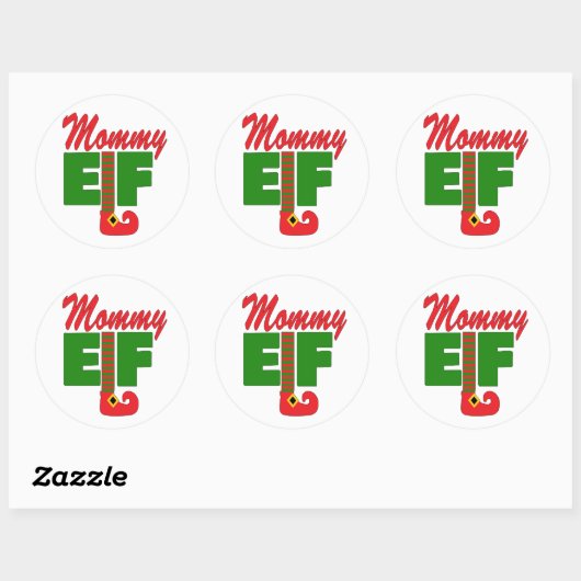mammie Elf Ronde Sticker (Vel)