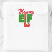 mammie Elf Ronde Sticker (Tas)