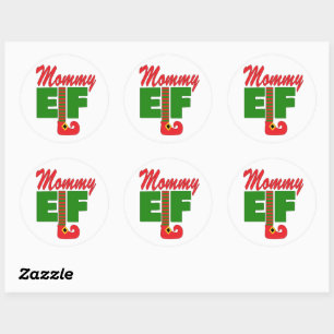 mammie Elf Ronde Sticker