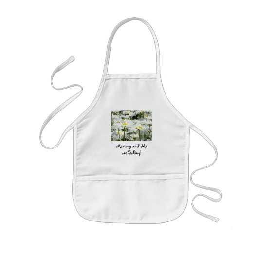 Mammie en ik baken. aprons Daughters apron Kinder Schort (Voorkant)
