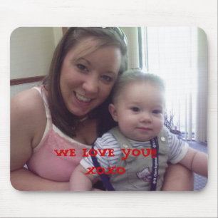 Mammie en noah, WE HOUDEN VAN JE! Muismat