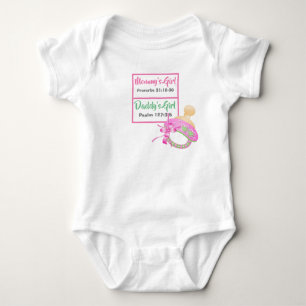 Mammie en papa's meisje (Scriptures Bodysuit) Romper