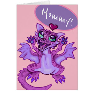 Mammie, gelukkig moederdag baby draak.