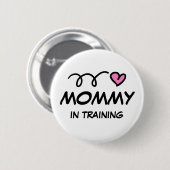 Mammie in training pinback button (Voorkant /achterkant)