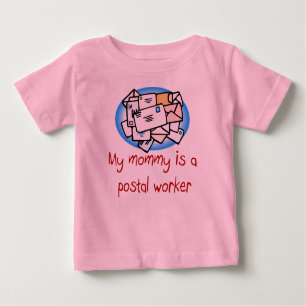 Mammie is een T-shirt voor de baby van Postal Work