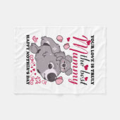 Mammie Kunst de beste mama Fleece Deken (Voorkant (Horizontaal))