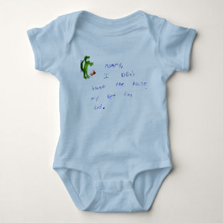 Mammie, mijn Dino heeft de Baby Creeper van het Hu Romper
