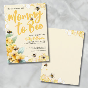 Mammie naar BEE Baby Shower Kaart