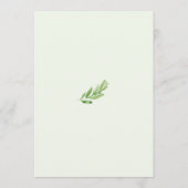 Mammie of papa Baby shower Game Greenery Theme (Achterkant)