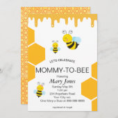 Mammie om Baby shower uit te nodigen Kaart (Voorkant / Achterkant)