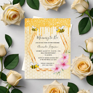 Mammie om glitter te zijn druist baby shower-uitno briefkaart