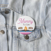 Mammie om S'meer speld Ronde Button 7,6 Cm (In situ)
