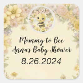 Mammie om te worden vierkante sticker