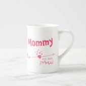 Mammie Oost 20xx - Harten en pijlen in twee toonro Porselein Kop (Rechts)