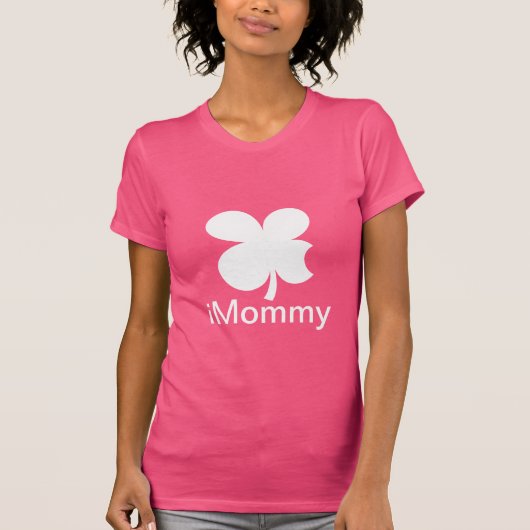 Mammie op shirt | Apple logo parody (Voorkant)