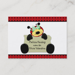 Mammie Roep Card Lady Bug Contactkaartje
