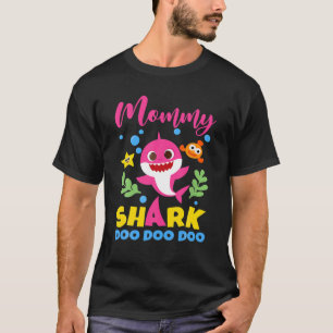 Mammie Shark Gift Cute Baby Shark Family Matching T-shirt