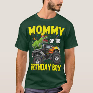 Mammie van de Birthday Boy Dinosaurs T Rex Monster T-shirt