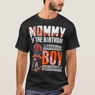 Mammie van de Birthday Boy Dirt Bike Bday motocros T-shirt