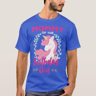 Mammie van de Birthday Girl Unicorn Princess Gift T-shirt