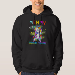 mammie van de Birthday Princess Girl Dabbing Unico Hoodie
