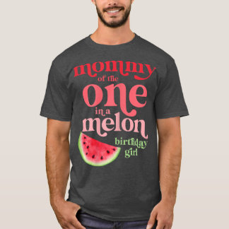 mammie van een vrouw in een Melon Birthday Girl W T-shirt