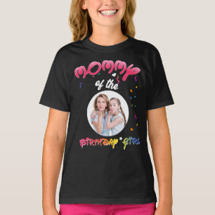 Mammie van het meisje van de geboorte op persoonli t-shirt