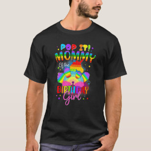 Mammie van het meisje van de geboorte Unicorn Girl T-shirt