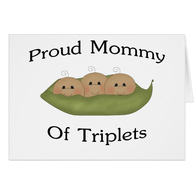 mammie van triplets (Voorkant Horizontaal)