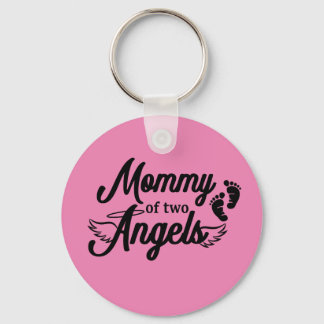 Mammie van Two Angels Twins Sleutelhanger