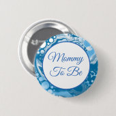 Mammie wordt | Button Baby shower van jongen (Voorkant /achterkant)