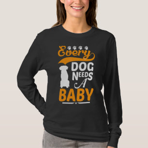 Mammie zwaait elke hond een Baby pasgeboren Baby h T-shirt