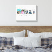 Mammiefoto Collage Canvas Afdruk (Insitu (Slaapkamer))