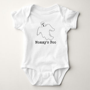 Mammie's Boo Spooky Ghost Ghosts Funny Halloween Romper