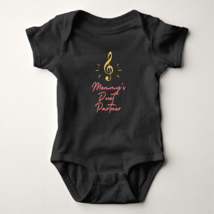 Mammie's Duet Partner Musician Treble Clef Romper