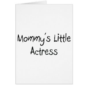 Mammie's kleine actrice