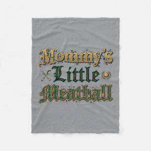 Mammie's Kleine Balletje Grappige Quote Fleece Deken