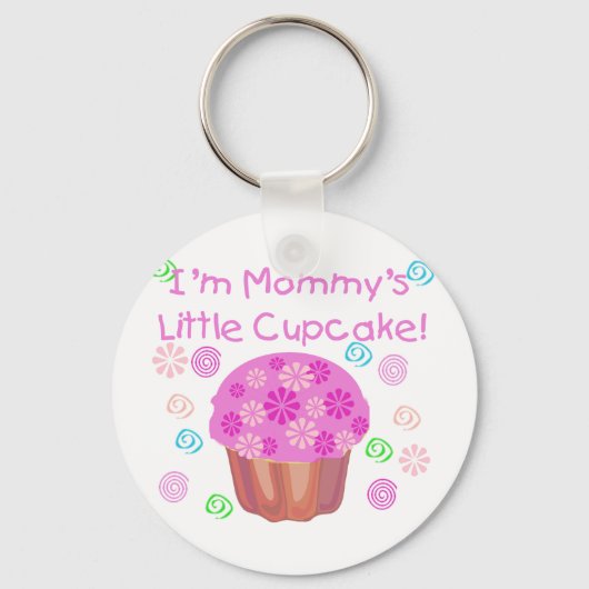 Mammie's kleine cupcake sleutelhanger (Voorkant)
