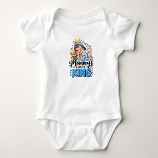 Mammie's Kleine Koning Knuffel Beer Babykroon Romper